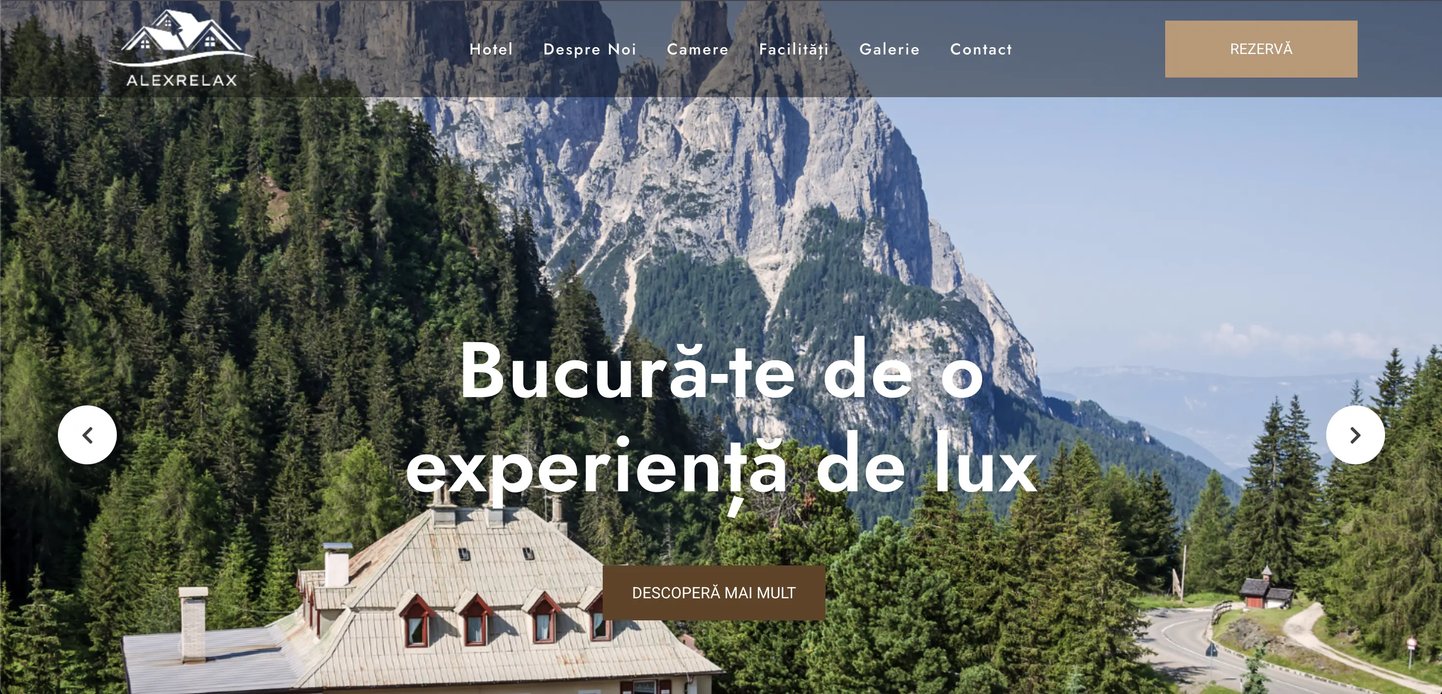 Proiect portofoliu: Alex Relax Hotel