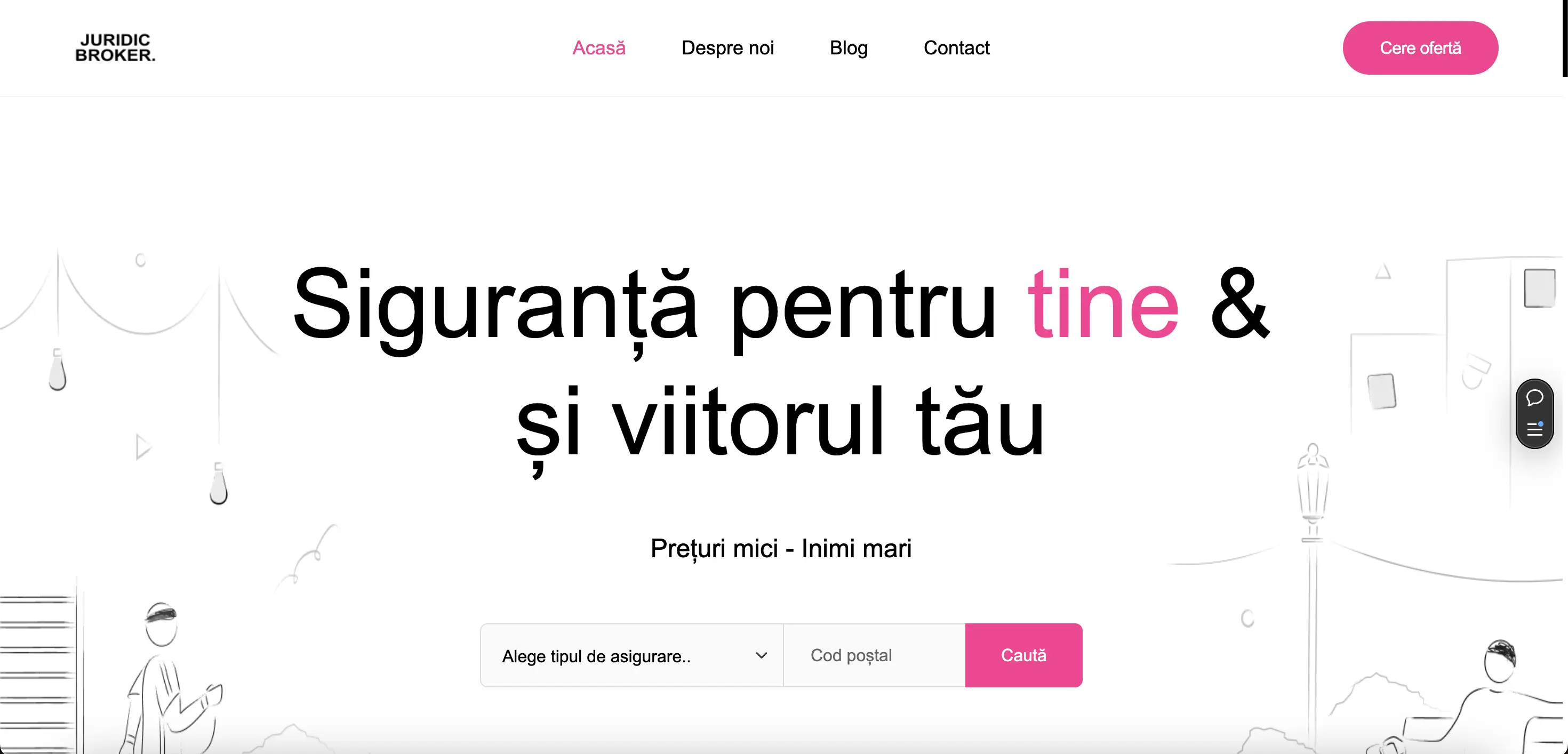 Proiect portofoliu: Juridic Broker — Asigurări