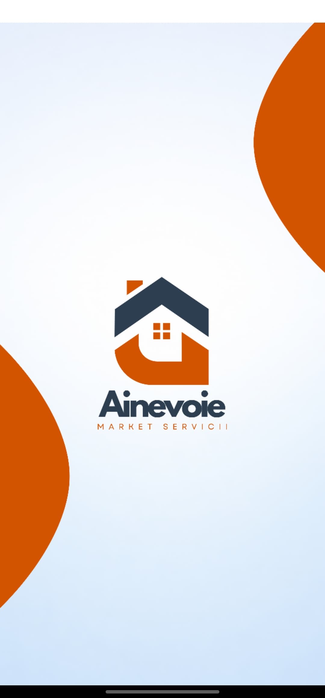 AInevoie — ecran de deschidere al aplicației