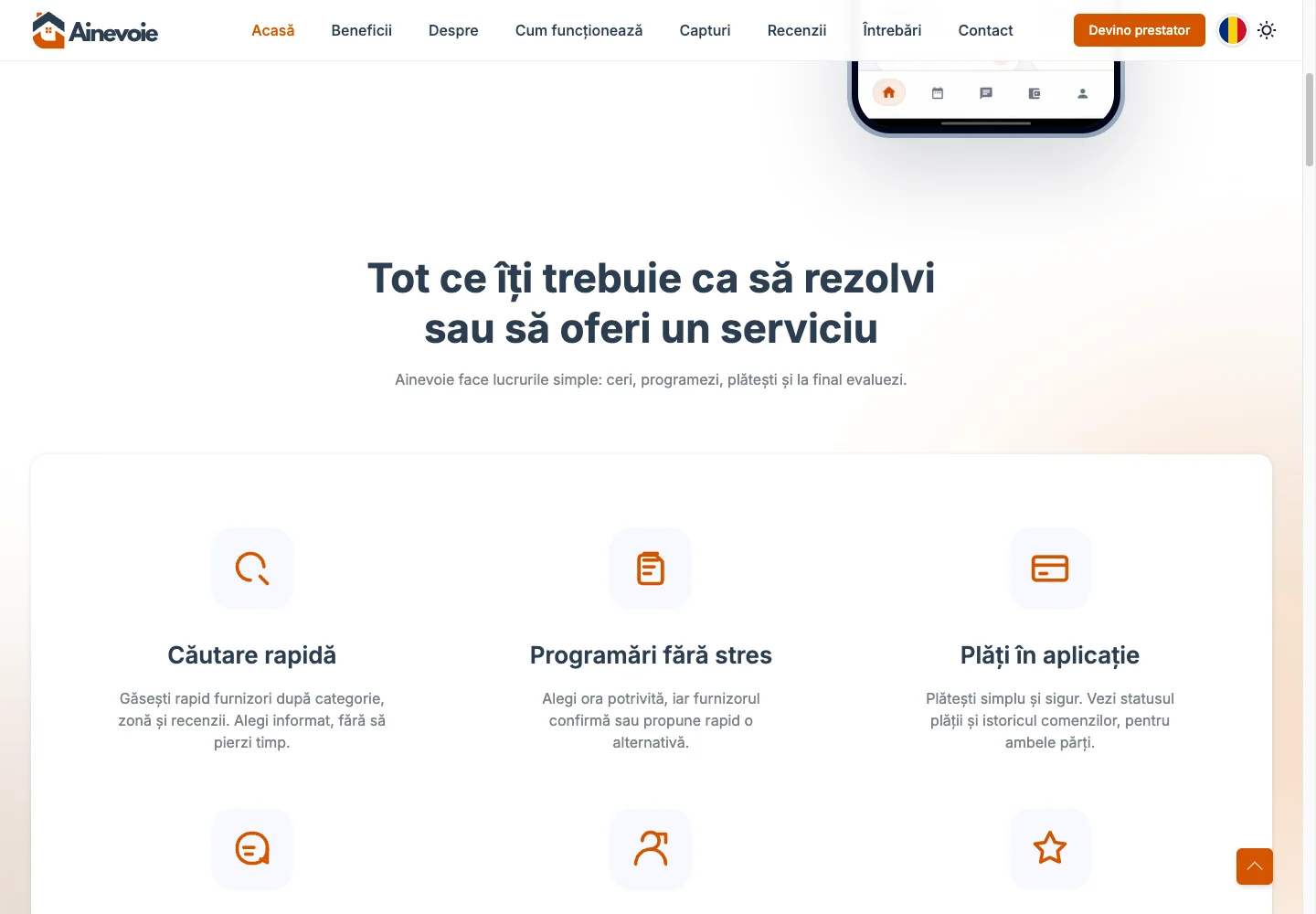 AInevoie: prezentarea funcțiilor marketplace-ului
